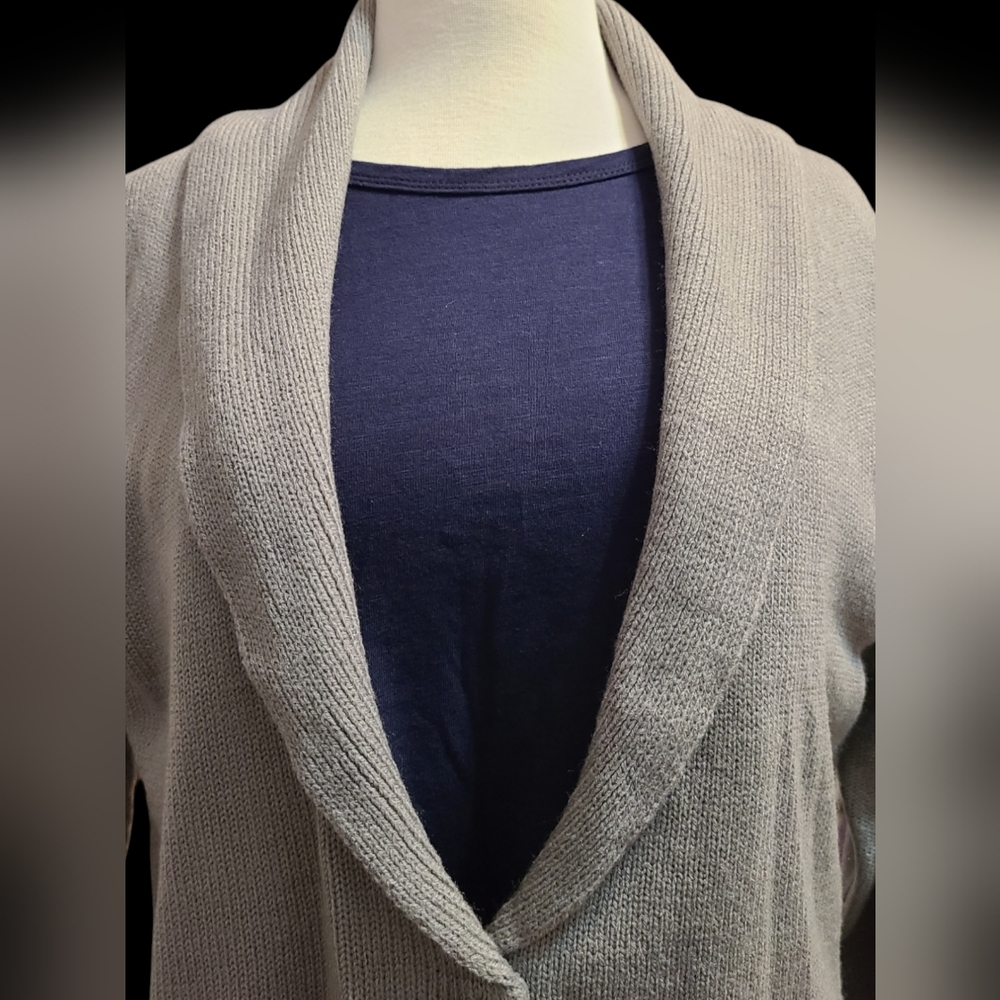 Stephanie Ragers size XL gray cardigan sweater - Picture 5 of 8